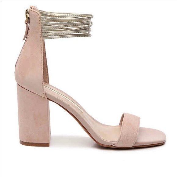 US size 9 1/2 Audrey Brooke Blush Pink heels - Picture 6 of 6